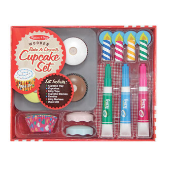 Dřevěný set na pečení dortíčků