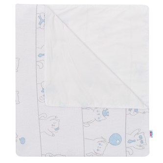 Nepromokavá flanelová podložka New Baby cat Nepromokavá flanelová podložka New Baby cat