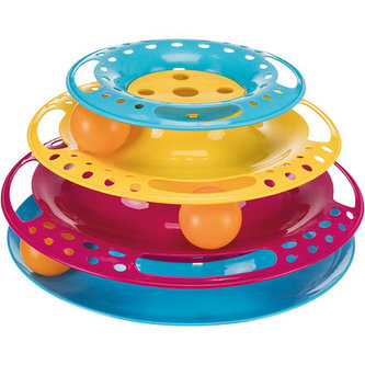 Kruhová věž/bubínek s míčky 25 cm x 13 cm