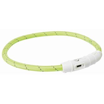 Svítící kroužek USB na krk L-XL 65 cm zelená (RP 2,10 Kč)