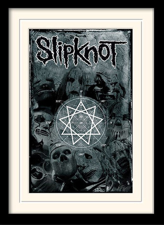 obraz v rámu Slipknot: Pentagram (30 x 40 cm)