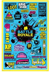 Plakát Fortnite Battle Royale: Infographic (61 x 91,5 cm)