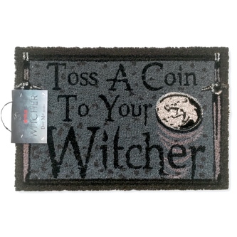 Rohožka Netflix|The Witcher|Zaklínač: Toss A Coin (60 x 40 cm)