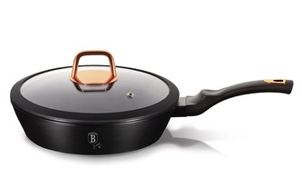 Pánev hluboká s poklicí 24 cm Black Rose Collection BERLINGERHAUS BH-1643
