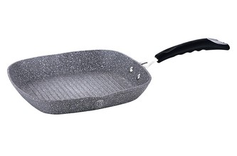 Pánev grilovací s mramorovým povrchem 28 cm Gray Stone Touch Line BERLINGERHAUS BH-1163 Pánev grilovací s mramorovým povrchem 28 cm Gray Stone Touch Line BERLINGERHAUS BH-1163