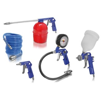 Sada pneumatického příslušenství ke kompresoru 5 ks ERBA ER-20072