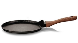 Pánev na palačinky s mramorovým povrchem 25 cm EBONY Line Rosewood BERLINGERHAUS BH-1722