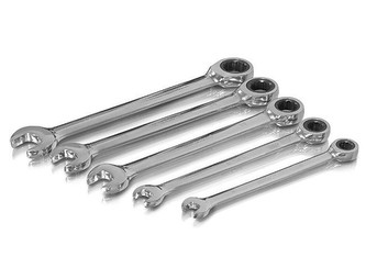 Klíč očkoplochý ráčnový sada 5 ks 8-17mm ERBA ER-06120