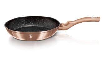 Pánev s mramorovým povrchem 24 cm Rosegold Metallic Line BERLINGERHAUS BH-1509