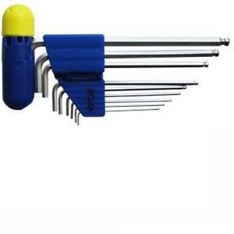 Imbusové klíče 9 ks ERBA ER-46012