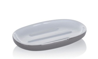 Miska na mýdlo ISABELLA keramika šedohnědá KELA KL-20504