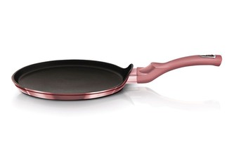 Pánev na palačinky s mramorovým povrchem 25 cm I-Rose Edition BERLINGERHAUS BH-6031