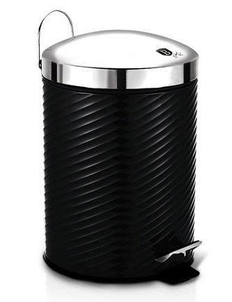 Koš odpadkový nerez 12 l Royal Black Collection BERLINGERHAUS BH-6445