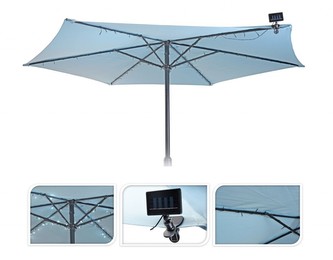 Osvětlení na zahradní slunečník 72 LED