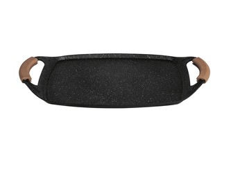 Grilovací deska s mramorovým povrchem 36 cm Rose Gold Metallic Line BERLINGERHAUS BH-1598