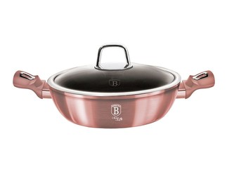 Pekáč s poklicí s mramorovým povrchem 28 cm I-Rose Edition BERLINGERHAUS BH-6037