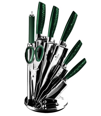 Sada nožů ve stojanu 8 ks Emerald Collection BlackSmith