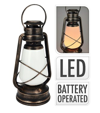 Lucerna s LED plamenem 56 cm