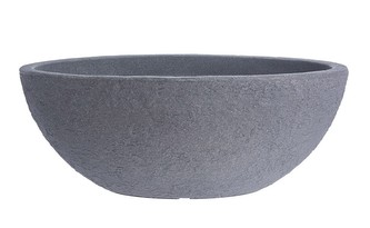 Květináč design kamene 69 x 29 cm šedá