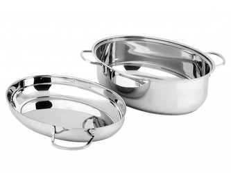 Pekáč s víkem nerezový TRIER 38 cm