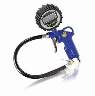 Plnič pneumatik s digitálním manometrem