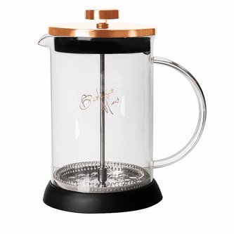 Konvička na čaj a kávu French Press 800 ml Rosegold Metallic Line BERLINGERHAUS BH-1495