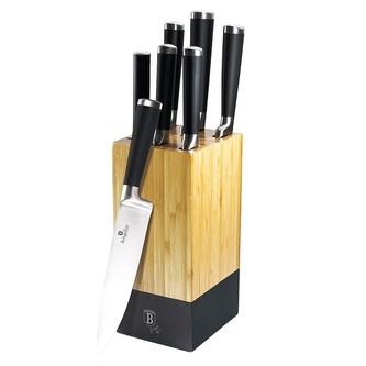 Sada nožů ve stojanu 7 ks Royal Black Collection
