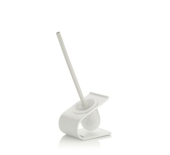 Wc štětka LIAM bílá 41,5 cm KELA KL-20063