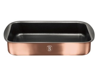 Pečící plech hluboký s titanovým povrchem Rosegold Metallic Line 35x27cm BERLINGERHAUS BH-6469