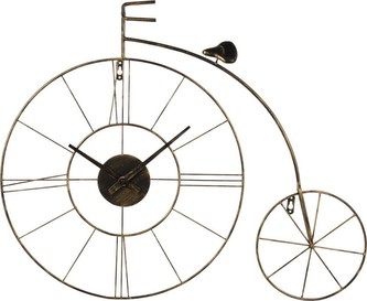 Hodiny nástěnné RETRO Bicykl 80 cm