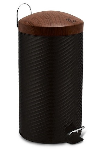 Koš odpadkový nerez 7 l Ebony Line Rosewood BERLINGERHAUS BH-6449