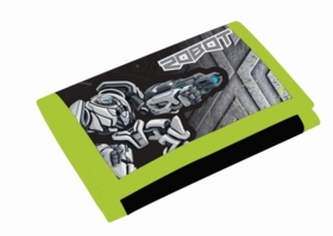 Dětská textilní peněženka Premium Robot