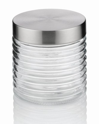 Dóza DIANA sklo/nerez 0.75l