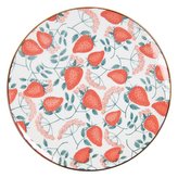 Keramický jídelní talíř STRAWBERRY