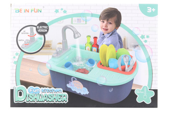 Dřez modrý na baterie