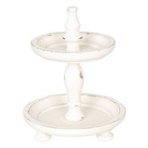 Dvoupatrový etažér Ø 20*25 cm