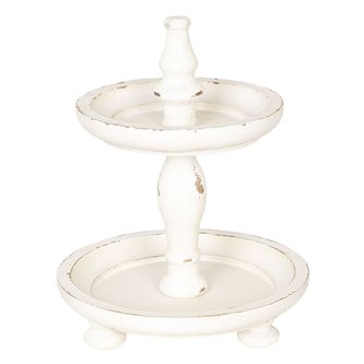 Dvoupatrový etažér Ø 20*25 cm