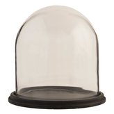 Skleněný poklop s podtáckem &#216; 23*22 cm