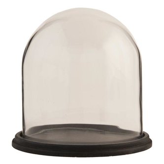 Skleněný poklop s podtáckem Ø 23*22 cm