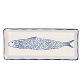 Plochá keramická mísa NAUTICAL FISH