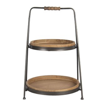 Dvoupatrový etažér