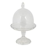 Skleněná miska na noze s poklopem Ø 14*21 cm