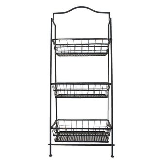 Kovový stojan s košíky