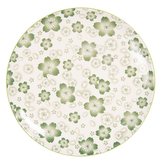 Keramický dezertní talíř GREEN ORNAMENT