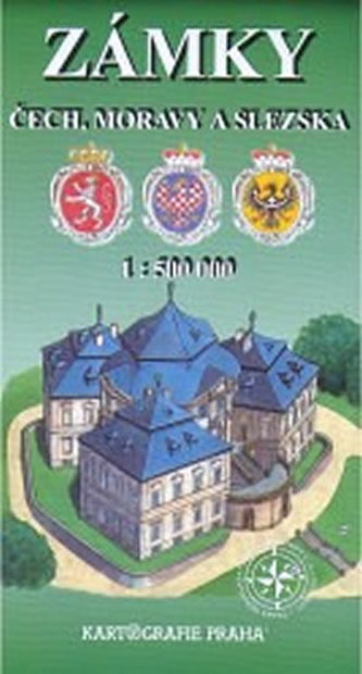 Zámky Čech,Moravy a Slezska 1:500 000