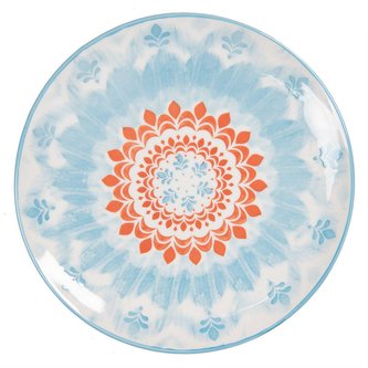 Keramický dezertní talíř BLUE ORNAMENT