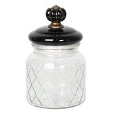 Skleněná dóza s keramickým víčkem