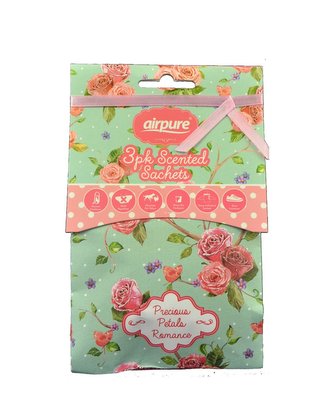 Airpure - vonné sáčky do skříně 3ks Precious Petals Romance