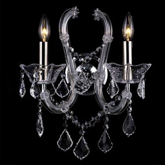 Křišťálová nástěnná lampa