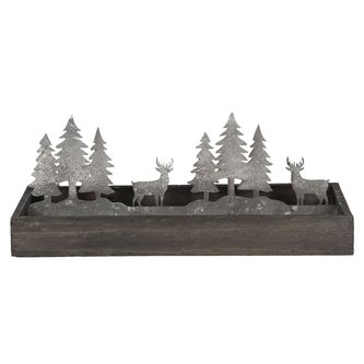 Dekorace v podnose FOREST SCENERY